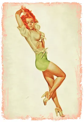 Vintage Pin Up Halloween Girl - Payhip