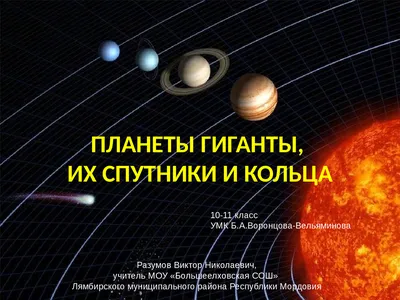 Планеты-гиганты и планеты-карлики - Центр \"Архэ\"