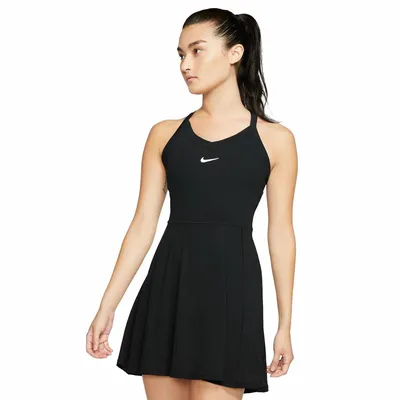 Women's Nike Court Dri-FIT Tennis Dress, Black, Sizes: XS, S, M, L, XL ()