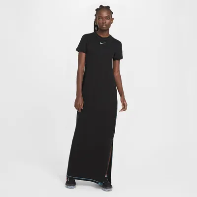 Nike Womens Sportswear Long Sleeve Mini Dress CJ6349-677 Burgundy-Sizes S  or M | eBay