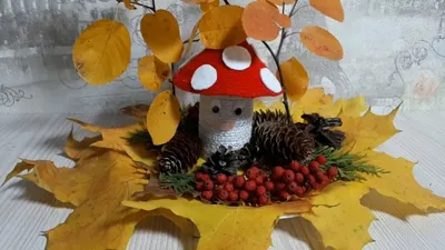 Осенние поделки из природного материала. Осенняя композиция Осень Дары осени!  😍🍂 Мастер класс как сделать смотрите в предыдущем посте… | Instagram