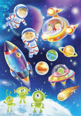 День космонавтики: космические поделки и материалы по астрономии для детей.  Большой обзор! - tavika.ru