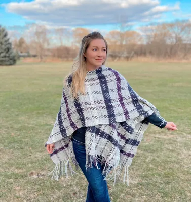 Red Heart Poetry Poncho Pattern | Yarnspirations