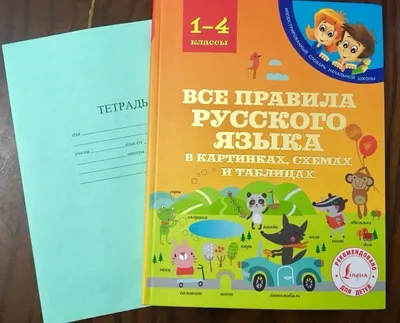 НП_22411 Наглядные пособия 24 карточки 120*170мм- Правила русского языка в  картинках- для 1-2 класса – купить в Альметьевске | Магазин Киндермаг