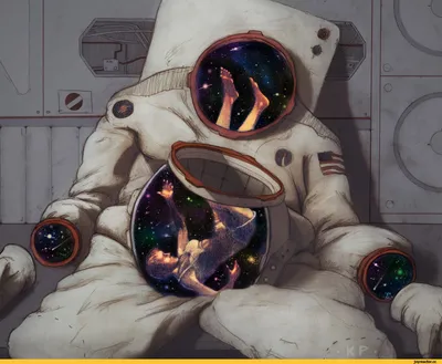 красивые картинки :: космос :: космонавт :: арт / картинки, гифки,  прикольные комиксы, интересные статьи по теме.
