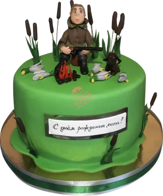 Торт охотнику на день рождения - более 60 идей!