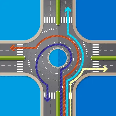 Проезд перекрёстков: ПДД, виды перекрёстков и как правильно проезжать  перекрёстки