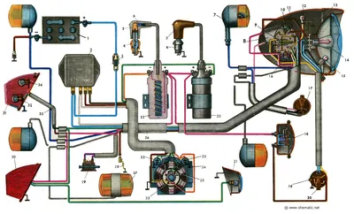 Схема электрооборудования мотоциклов ИЖ. Статьи компании «ТММР інтернет  магазин мотозапчастин»