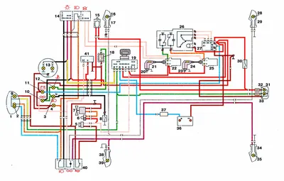 Схема электрооборудования мотоциклов ИЖ 7.107 (Планета -5), скачать - 150  см³