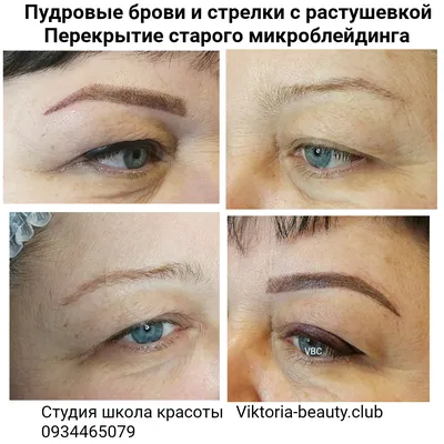 Виды татуажа бровей (перманентного макияжа) | Viktoria Beauty Club