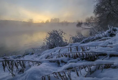 Зимний рассвет. Photographer Mihail Ageev