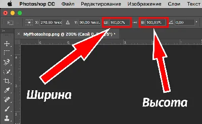 Как растянуть изображение в Фотошопе CS6 и CC