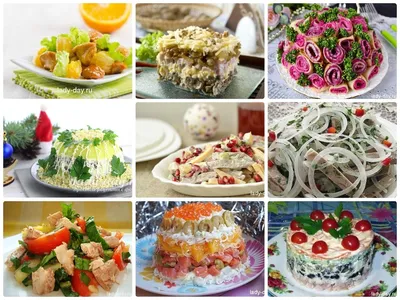 Едим дома на 8 Марта: рецепты салатов