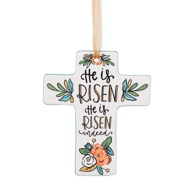 Elevate Your Christian Home Decor with this \"He is Risen\" Easter Cross –  GLORY HAUS