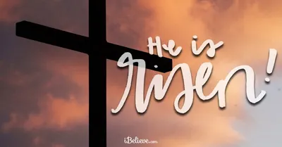 He is Risen! - with Cross, Drape, and Crown - Christian Banners for Praise  and Worship