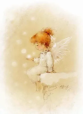 Векторный рисунок - ангел - angels - крылья ангела - Животные и разные  существа