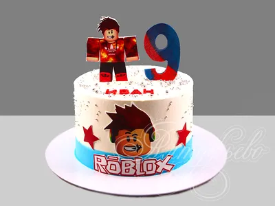 Вафельна картинка Roblox на торт ᐈ Купити в Києві | ZaPodarkom