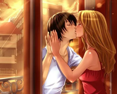 Картинка аниме с парнем и девушкой #картинки #фото #аниме #любовь  #парень_и_девушка #поцелуй #влюбленность #love #ро… | Фотографии отношений,  Аниме, Счастливые пары