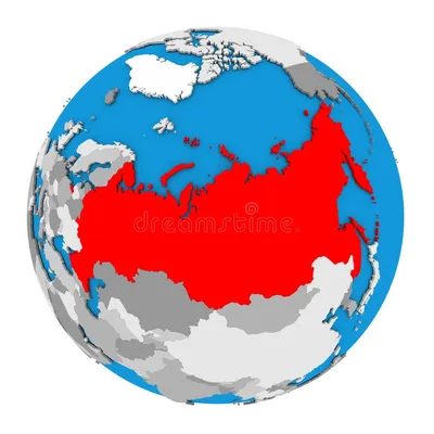 Globus Russland Karte-Stockillustration von ©patrimonio #30005909