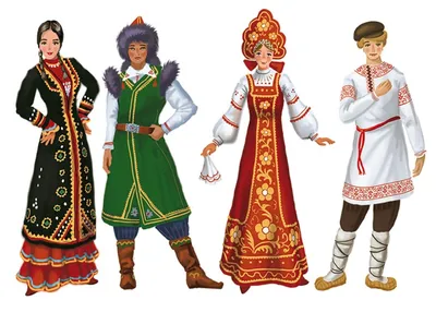 Костюм русский народный зимний Душегрея и юбка - Детские платья