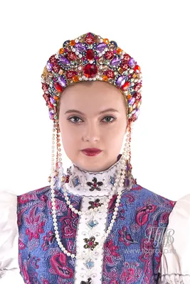 Кокошник народный «Русский хор» - Сударушка