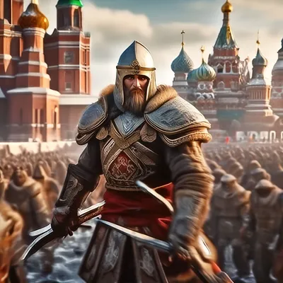 Настоящий русский воин сражается …» — создано в Шедевруме