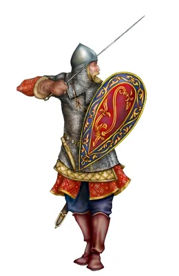 Знатный русский воин, конец 13-ого 14-й век