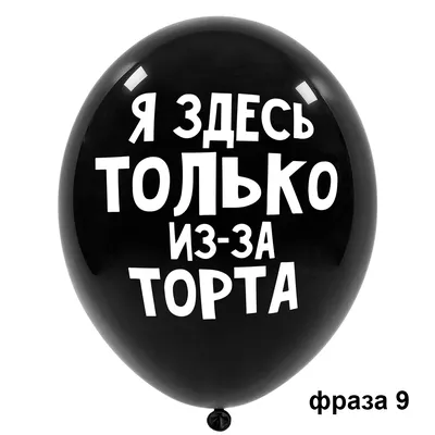 Lybaloo Воздушные шары набор черные с днем рождения
