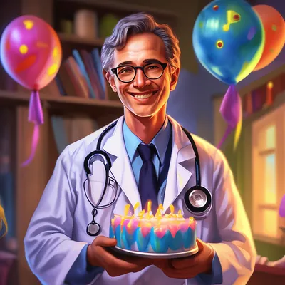 Поздравление врача, доктора с днем рождения - YouTube