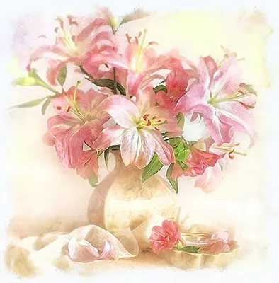 Купить букет Мороженое из лилии Заказать цветы - Лилия с доставкой в Днепре  | Royal-Flowers