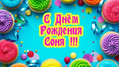 Сет шаров \"С Днем рождени Соня!\" купить в Москве недорого с доставкой |  SharLux