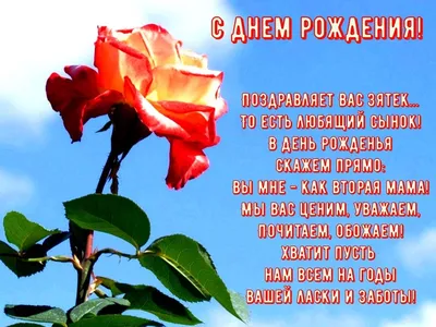 Шуточная открытка Тёще от Зятя с Днём Рождения, с тёплыми словами • Аудио  от Путина, голосовые, музыкальные