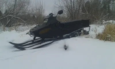 Самодельный снегоход на гусенице мощностью 13 лошадиных сил | Снегоход  своими руками | ВКонтакте