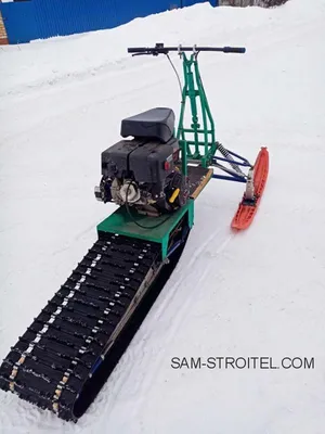 Самодельный снегоход: конструкция, исходный материал, требования