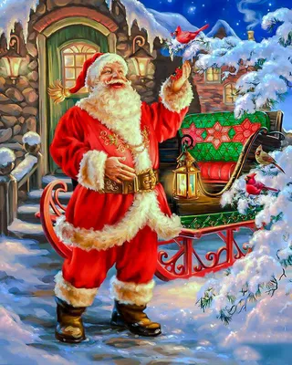 Санта Клаус (Santa Claus ) : Происхождение, мифы, история существования |  TUSOVKA | Дзен
