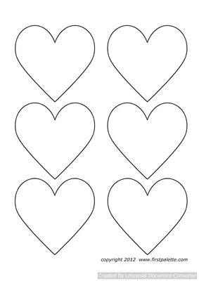 Сладкие сердечки из бумаги с сюрпризом своими руками: готовые шаблоны
