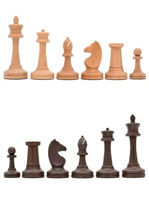 Шахматные фигуры деревянные REYKJAVIK (Индия)