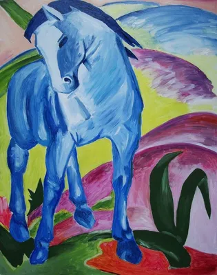 Франц Марк. «Синий конь», 1911 | Художники, Картины, Искусство