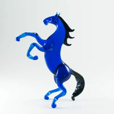 Мультяшный Синий Конь — стоковая векторная графика и другие изображения на  тему Векторная графика - Векторная графика, Голова животного, Грива - iStock