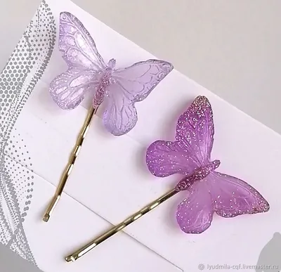 Схема вышивки «сиреневые бабочки,отражение» (№488915) - Вышивка крестом