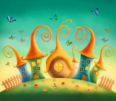 Сказочные домики грибочки | Смотреть 45 идеи на фото бесплатно
