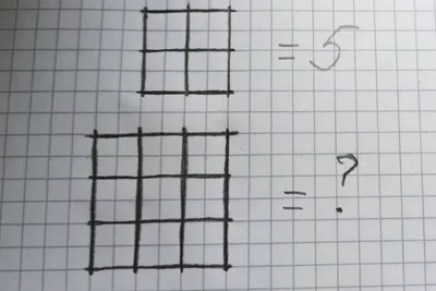 Сколько квадратов вы видите на этой картинке? 👀 Пишите свои варианты в  комментариях 🔽 | Instagram