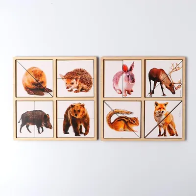 Картинки-половинки «Животные Африки» купить в Чите Пазлы для малышей в  интернет-магазине Чита.дети (5698312)