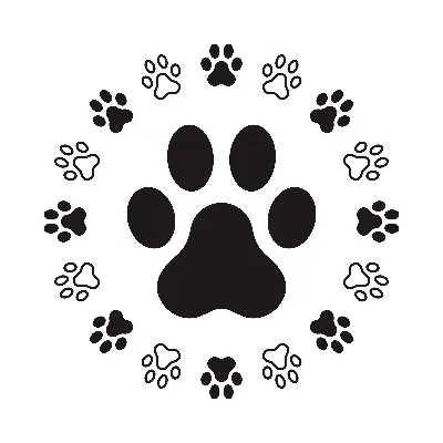 Отпечаток следа лапы собаки, след s, чтобы напечатать, текст, рука,  домашнее животное png | Klipartz
