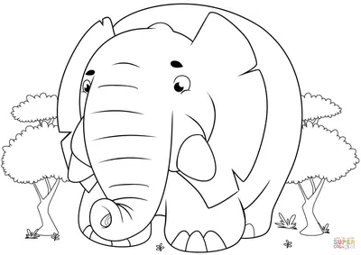 Книжка-раскраска маленьких смешных слона или громоздк Иллюстрация штока -  иллюстрации насчитывающей изображение, отчужденного: 48095108