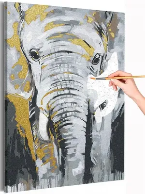 Африканский дикий слон, живопись, красочные граффити, художественные  постеры и принты, настенная картина с изображением животных для гостиной  без рамки – лучшие товары в онлайн-магазине Джум Гик