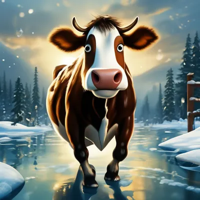 Смешные коровы - красивые фото
