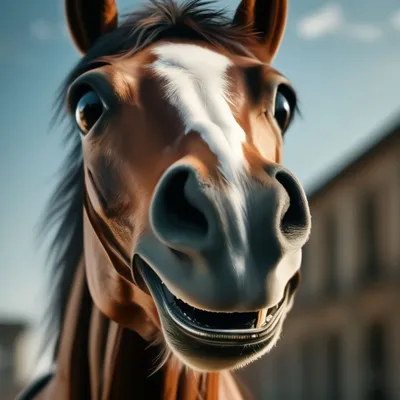 Смешные картинки коня (54 фото) » Юмор, позитив и много смешных картинок