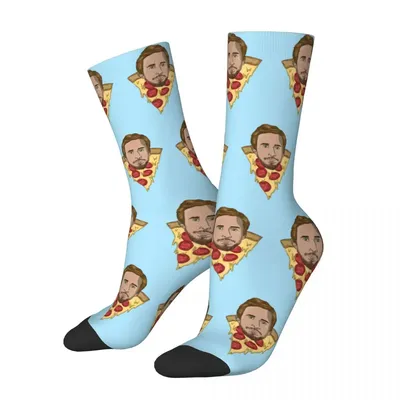 Модные смешные дизайнерские баскетбольные короткие носки на тему пиццы  Райан Гослинг весна осень зима пародия теплые Дышащие Короткие носки |  AliExpress