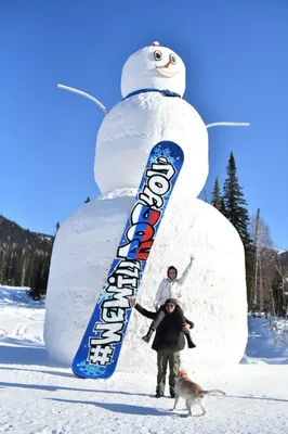 30 самых необычных снеговиков и снежных скульптур